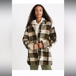 Madewell Shirt Jacket Maran Plaid